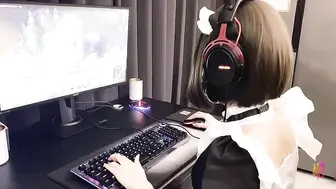 超美极品淫娃网红美少女【铃木君】电竞陪玩女仆の特殊嫩穴服务，梦幻套餐口爆女仆樱桃小嘴