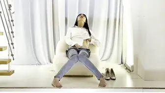 稀有流出【露脸露点】微博高颜值写真嫩模【Murm】大尺度土豪定制私拍流出，拍摄花絮和露脸自慰视频，高清720P版