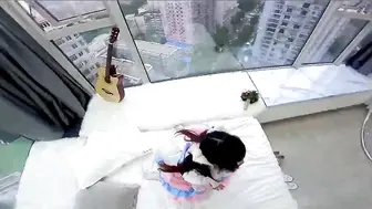 【极品萝莉】超幻3D视觉爆操双马尾洛丽塔女友喵喵，抓着双马尾疯狂输出，爆精内射，男友视角，高清1080P原版