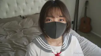 穿JK装加性感白丝袜（4k）
