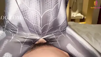 专攻貌美少女▌唐伯虎 ▌女蜘蛛侠学妹贴心服侍 紧身美鲍嫩穴普通话调情 美味口交蜜穴全自动活塞榨汁