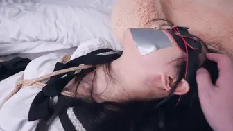 【悠米定拍】《应聘的女模特4》 入室迷晕+股绳+原味丝袜堵嘴+TK+抚摸+多道捆绑+轻呼吸限制