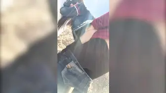 爱野战的欲女，经常约炮友野战